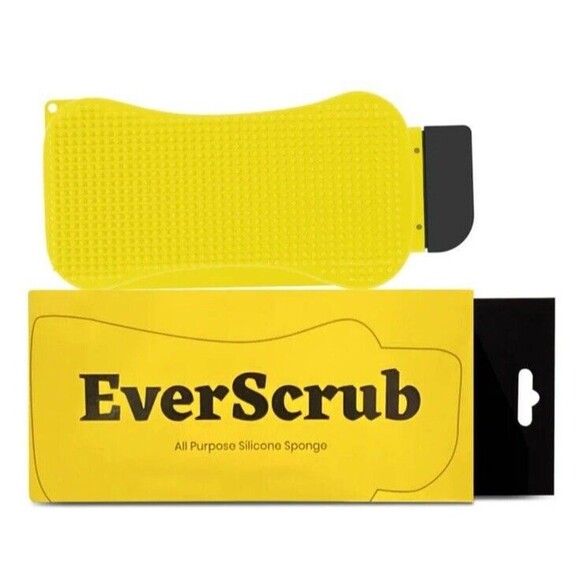 EverScrub All Purpose Silicone Sponges 2 Pack Easy To Clean Sponge, New In Box - Picture 1 of 9